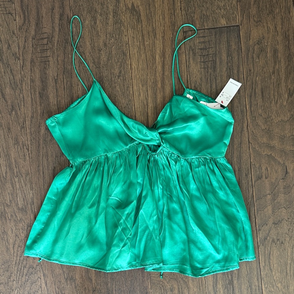 NWT Topshop Satin Tank Top US4